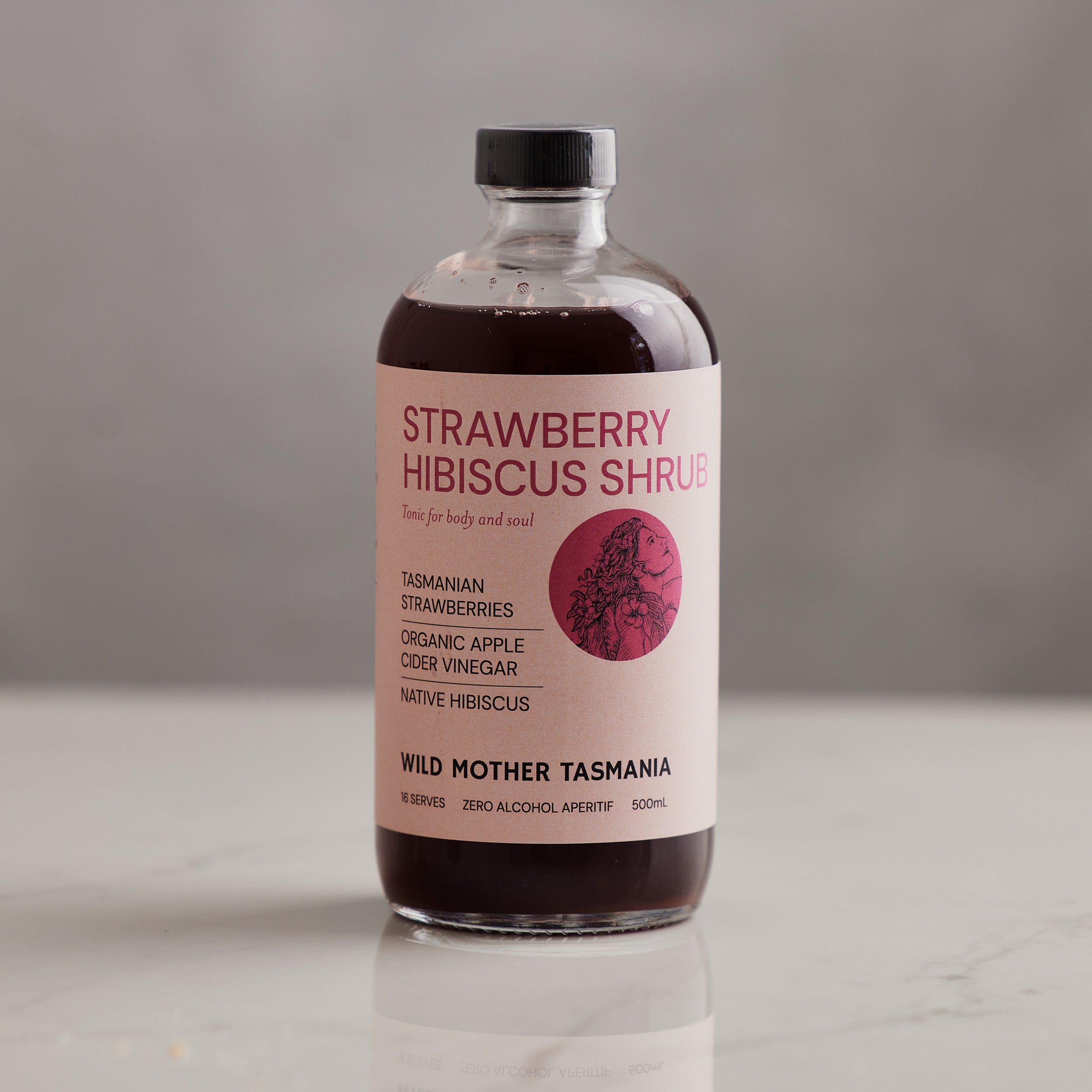 Strawberry Hibiscus Shrub